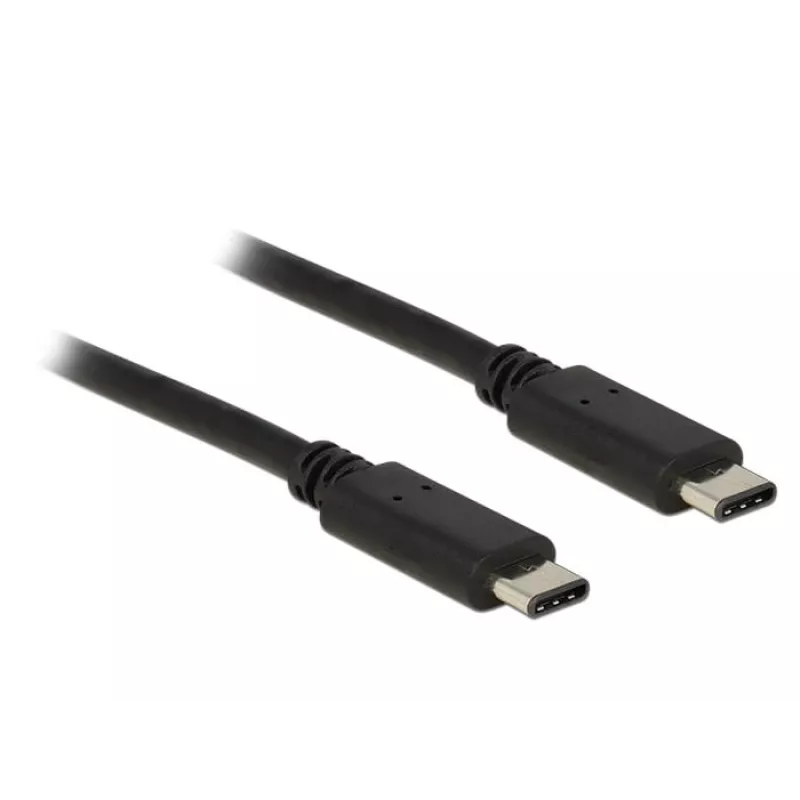 Kabel USB DeLOCK 0,5 m USB 2.0 USB C czarny