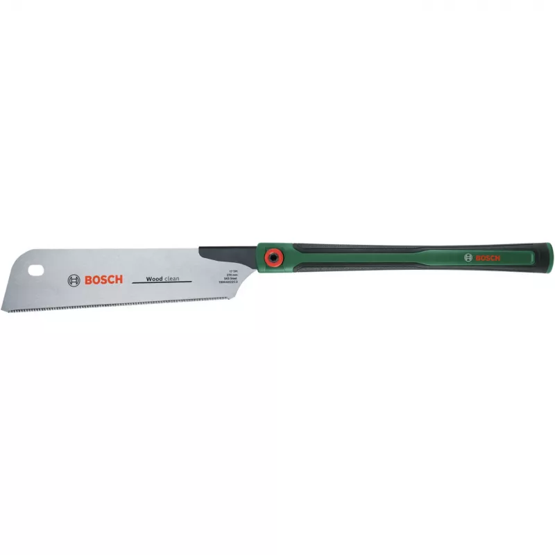 Japońska piła Kataba 270mm (Zielono-czarna, do drewna i tworzyw sztucznych, 17 TPI)