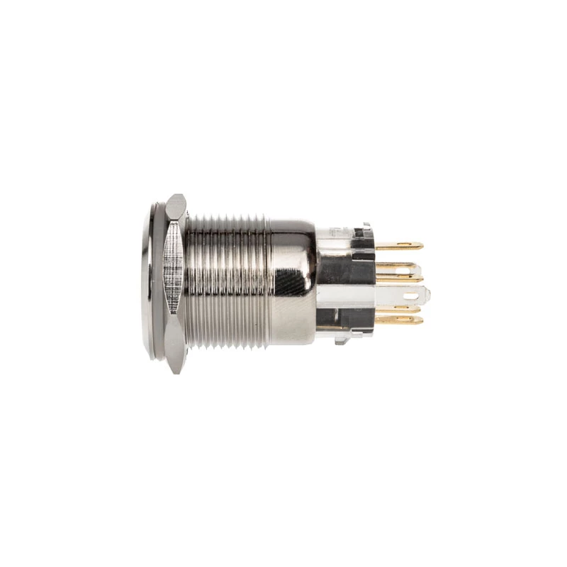 DimasTech wandaloodporny przycisk 19 mm Silverline Dot RGB PD210