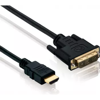 adapter kablowya helos DVI-D (male) to HDMI (male) 1.5 m, 4K 60 Hz