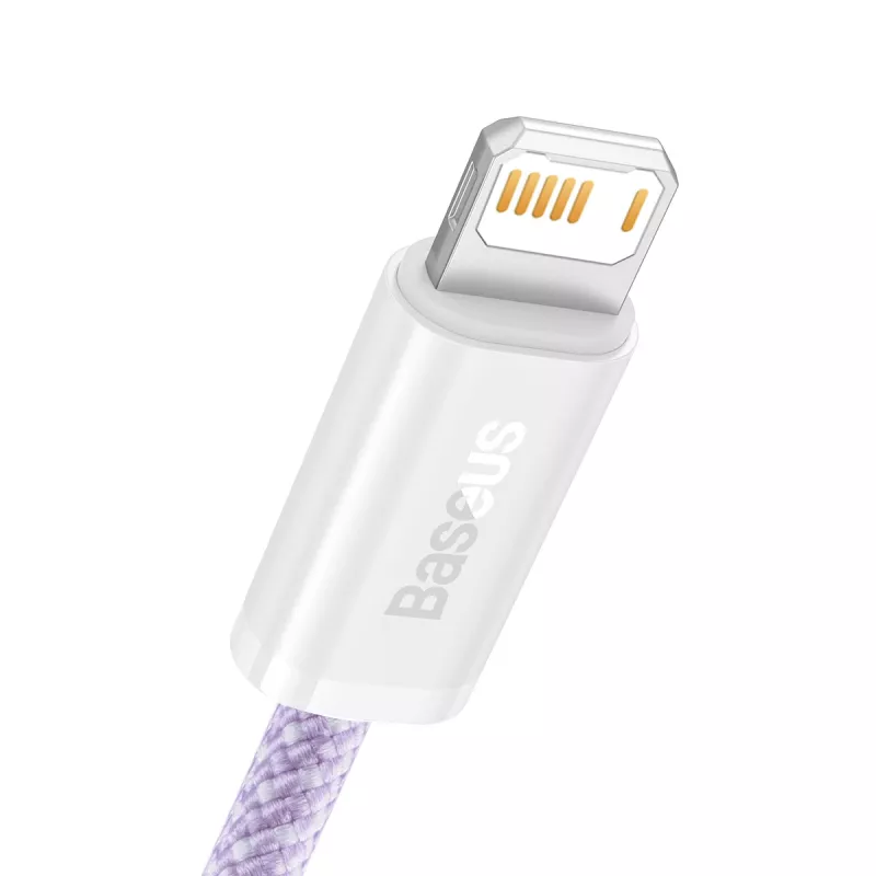 Kabel Baseus Dynamic USB na Lightning, 2.4 A, 2 m (fioletowy)