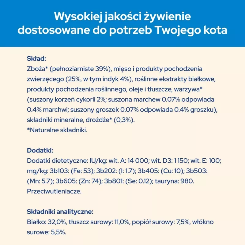 Purina CAT CHOW sucha karma dla kotów 1.5 kg Adult Turkey