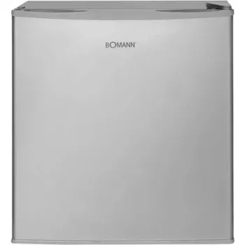 Mini lodówka Bomann KB 7346 — 42 L, stal nierdzewna, 220–240 V, 60 W, 39 dB