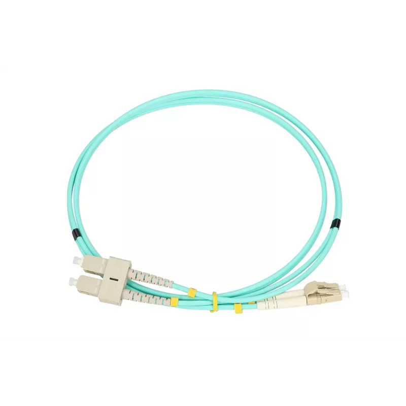 Patchcord Extralink LC/UPC – SC/UPC, Multimode OM3 Duplex, 3 mm, 2 m