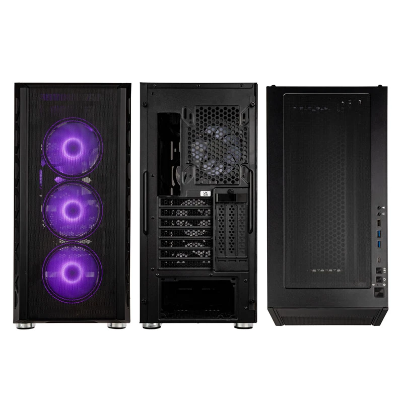 Obudowa PC Kolink Citadel Mesh ATX ARGB Midi-Tower – czarna, obudowa typu mid-tower ATX