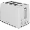Toster elektryczny, biały, 220-240V, 50-60Hz, 920-1080W, 2 szczeliny, 3 tryby, 7 poziomów opiekania