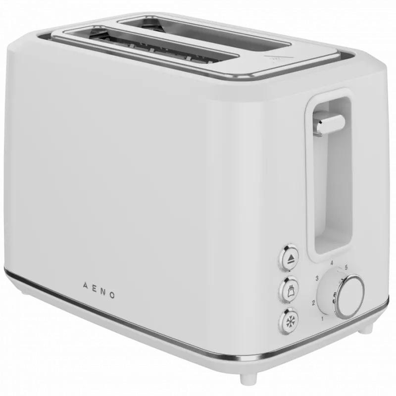 Toster elektryczny, biały, 220-240V, 50-60Hz, 920-1080W, 2 szczeliny, 3 tryby, 7 poziomów opiekania
