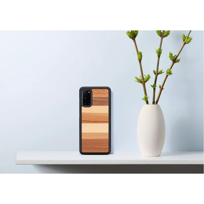 Etui na telefon man and wood Galaxy S20 czarne — ochronna obudowa na plecki do Samsung Galaxy S20