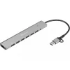 Koncentrator USB SANDBERG 136-66 — 7 portów USB 3.0, zasilanie zewnętrzne