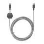 USB-C do USB-C kabel Native Union Anchor kabel 1,8 m czarny biały