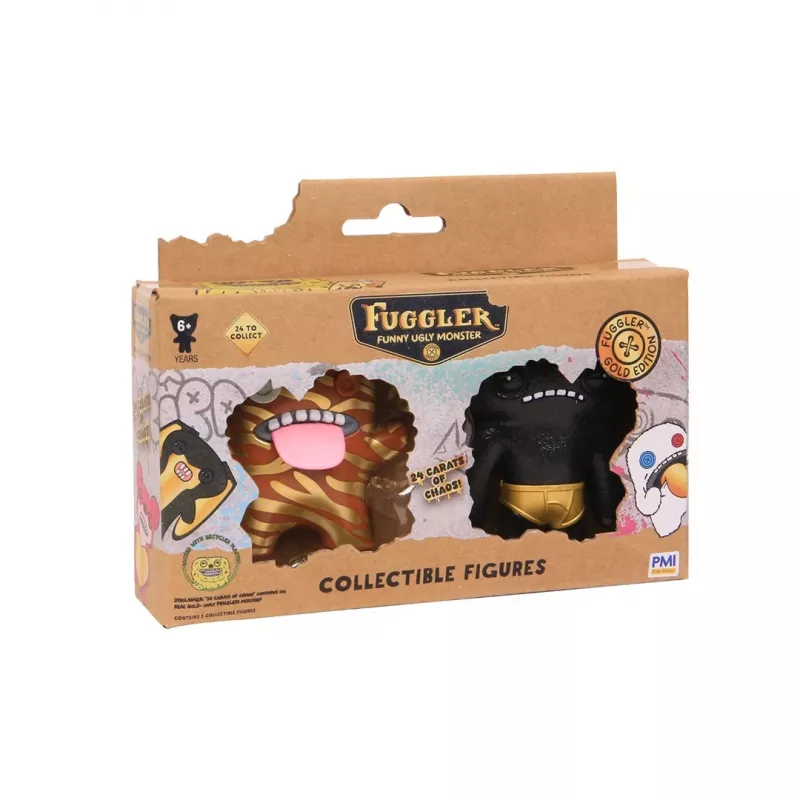 Zestaw 2 figurek akcji p.m.i kids world FUGGLER S3 Gold Edition – asortyment