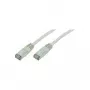 LogiLink 992298 Kabel sieciowy RJ45, kabel krosowy CAT 5e SF/UTP 10,00 m szary 1 szt.