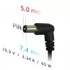 Zasilacz do laptopa Akyga AK-ND-05 65W 19.5V 3.34A do DELL, kabel 1,2 m, czarny