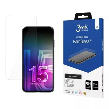 3MK HardGlass Smart szkło hartowane ochronne na ekran Apple iPhone 15 odporne na uderzenia i zarysowania