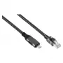 Kabel Ethernet Good Connections USB-C RJ45, antracytowy, 2,0 m