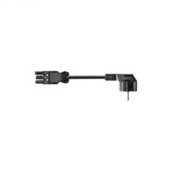 Kabel Bachmann H05VV-F 3G 1,5 mm² 1,5 m czarny CEE7/4 GST18/3