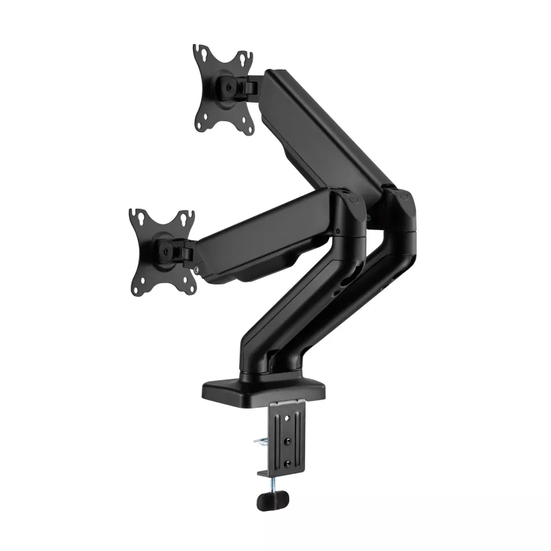 Uchwyt biurkowy Sbox LCD-S024-2 (17-32/2x2-9kg/100x100)