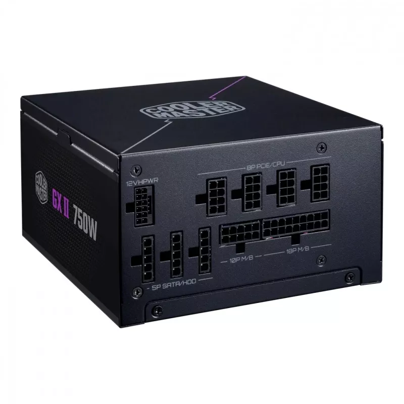 Cooler Master GX II Gold 750 ATX3.1 (750W), Zasilacz PC, Czarny