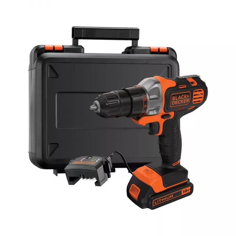 Oscylacyjne narzędzie wielofunkcyjne Black & Decker MT218K-QW Czarno-Pomarańczowe 8500 OPM