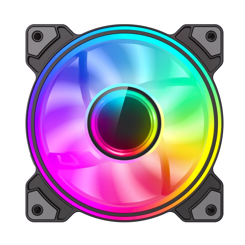 Gamemax | Wentylator obudowy | DUAL RING INFINITY | Czarny