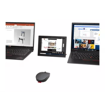 Mysz Lenovo Go Multi-Device biurowa, oburęczna, RF Wireless + Bluetooth, optyczna, 2400 DPI