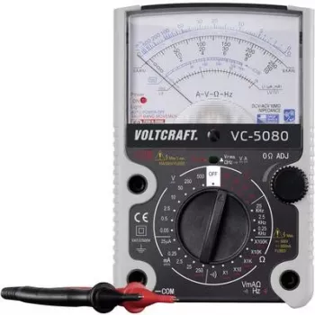 VOLTCRAFT VC-5080 Miernik ręczny analogowy CAT III 500 V (VC-5080)