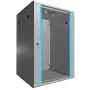 Szafa rack wisząca Extralink Rackmount 18U 600x600 szara zamek na klucz