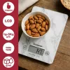 Waga kuchenna Beper P102BIL004 - cyfrowa, 5 kg, 1 g, biały marmur