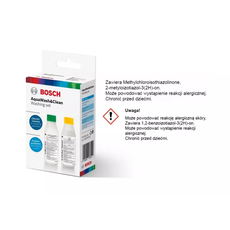 Odkurzacz do czyszczenia na mokro i sucho Bosch BWD 41740 AquaWash&Clean — 1700 W, zbiornik 5 l, filtr EPA, rura teleskopowa, promień roboczy 9 m, fioletowy
