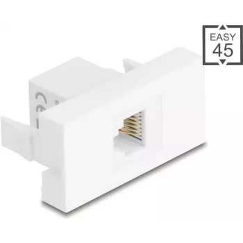 Moduł gniazda DELOCK RJ12 6P6C UTP biały 90898