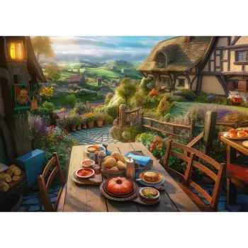 Puzzle Schmidt Spiele Breakfast with a View 1000 szt., szer. 693 mm