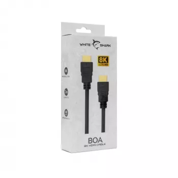Kabel HDMI White Shark BOA 2.1 M/M 2m 8K@60Hz
