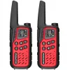 Przenośny krótkofalówka Baofeng BF-T25E — 16 kanałów, 0,5W, Li-Ion 1400mAh, zestaw 2 szt. (czerwony)