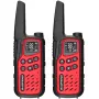 Przenośny krótkofalówka Baofeng BF-T25E — 16 kanałów, 0,5W, Li-Ion 1400mAh, zestaw 2 szt. (czerwony)