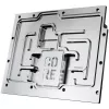 Tylna płyta karty graficznej Alphacool Core dla RX 9070 XT Aorus Elite — wykończenie transparentny chrom
