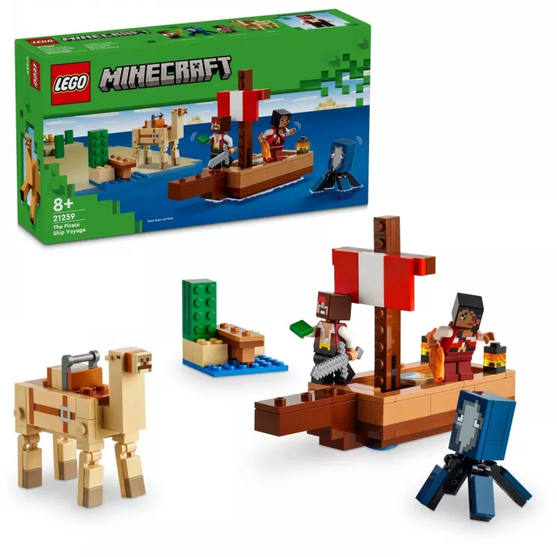 LEGO MINECRAFT 21259 Rejs Pirackiego Statku