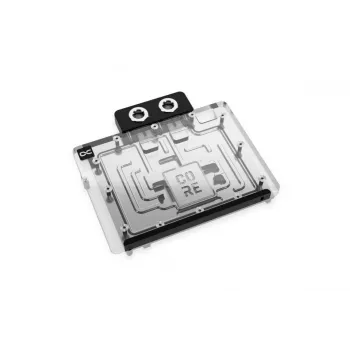 Backplate Alphacool 10265 Akryl Aluminium Chrom Miedź Nylon Czarny 161 mm