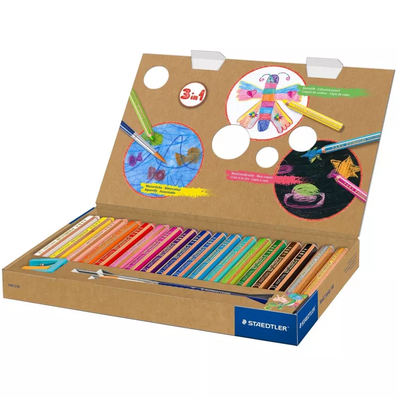 Kredka akwarelowa Staedtler Noris junior 140 Wielokolorowa 18 szt.