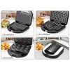 Mini piekarnik do kanapek Maestro MR-709 3w1 750 W — prasa do kanapek, płyta grillowa i do gofrów, biały