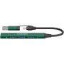 CANYON hub DS-02 4w1 USB-A/C Zielony