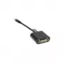 DELL 492-BBGX adapter kabla wideo DVI Mini DisplayPort Czarny