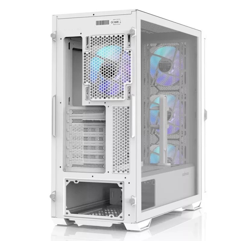 Zalman Z10 DUO ATX ZM-IF120 x4 Biały