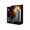 Przewodowy zestaw słuchawkowy gamingowy GEMBIRD GHS-05-B, wokółuszny, 20–20000 Hz, kabel 2 m, 250 g, czarno-niebieski