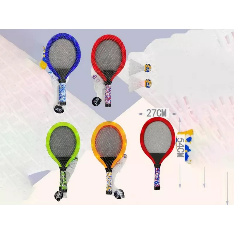 Rakieta do beach tennisu Madej 005656 świecący wzór — paletka jednoczęściowa do gry na plaży