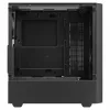 Obudowa PC SAVIO Noctis Flow — Cube Mini‑ITX/Micro‑ATX/ATX, 3x120mm przód, 1x120mm tył, 2x3.5 cala + 3x2.5 cala zatoki, hartowane szkło