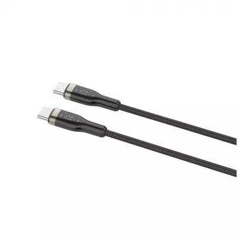 Kabel pleciony, stały, 100W | FIXDB-CC12-BK | Czarny