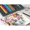 Kredki olejne Faber-Castell Polychromos & Pitt Graphite Matt Zestaw 21 szt. Wielokolorowe