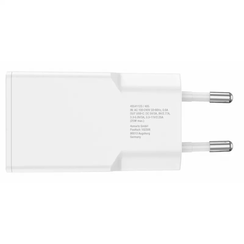 Ładowarka 4smarts 541123 wewnętrzna AC szybkie ładowanie smartfon tablet biała