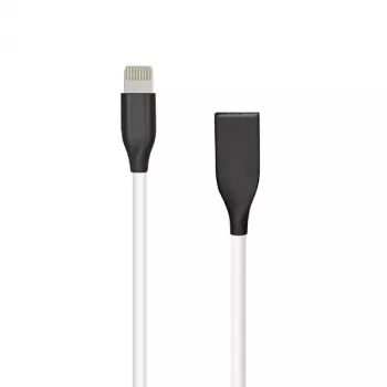 Kabel Silikonowy USB-Lightning, 2m (Biały)