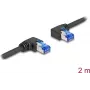 Kabel sieciowy DeLOCK RJ45 Kat.6A S/FTP 2m Czarny